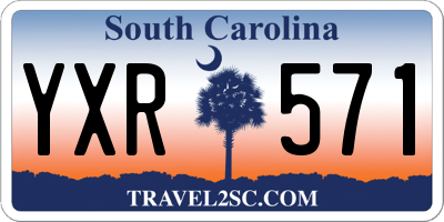 SC license plate YXR571