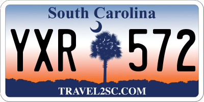 SC license plate YXR572