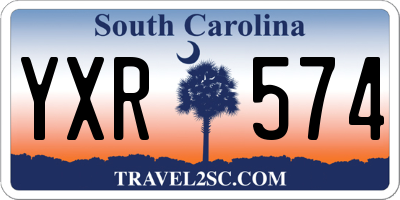 SC license plate YXR574