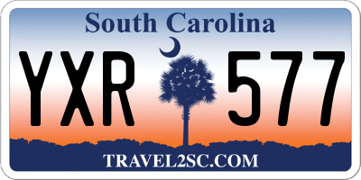 SC license plate YXR577