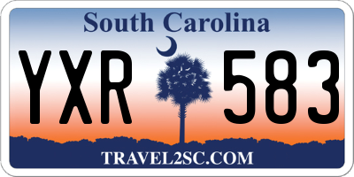 SC license plate YXR583