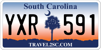 SC license plate YXR591