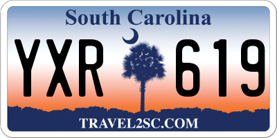 SC license plate YXR619