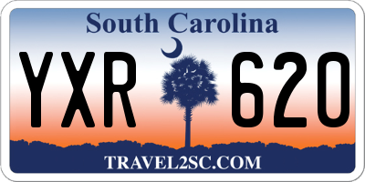 SC license plate YXR620