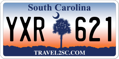 SC license plate YXR621