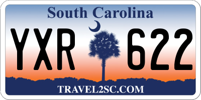 SC license plate YXR622