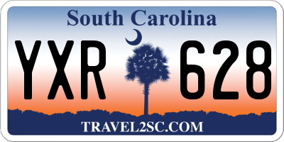 SC license plate YXR628