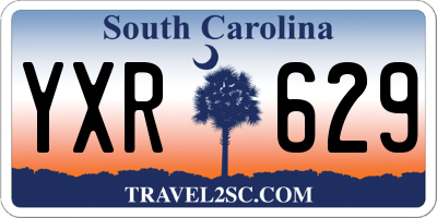 SC license plate YXR629