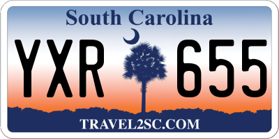 SC license plate YXR655