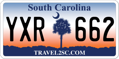 SC license plate YXR662