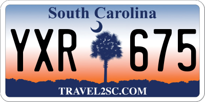 SC license plate YXR675