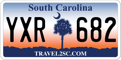 SC license plate YXR682