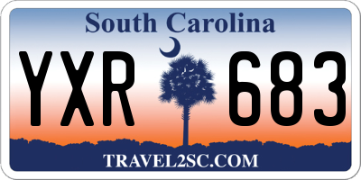 SC license plate YXR683