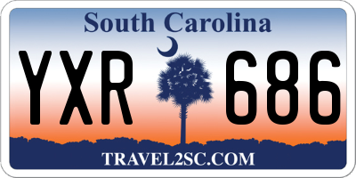 SC license plate YXR686