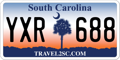 SC license plate YXR688