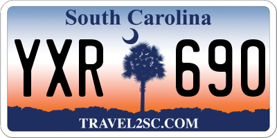 SC license plate YXR690