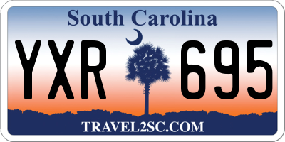 SC license plate YXR695