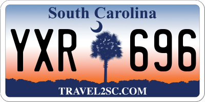 SC license plate YXR696