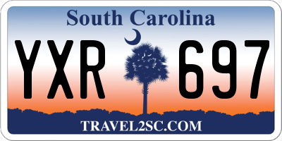 SC license plate YXR697