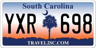 SC license plate YXR698
