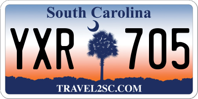SC license plate YXR705
