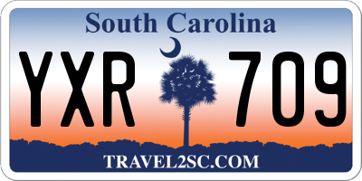 SC license plate YXR709