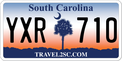 SC license plate YXR710