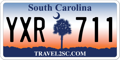SC license plate YXR711