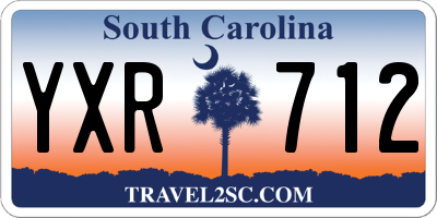 SC license plate YXR712