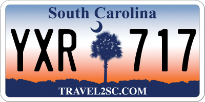 SC license plate YXR717