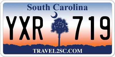 SC license plate YXR719