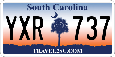 SC license plate YXR737