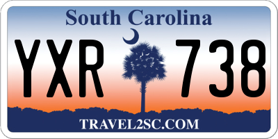 SC license plate YXR738