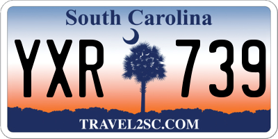 SC license plate YXR739