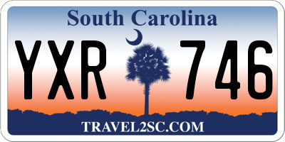 SC license plate YXR746