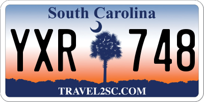 SC license plate YXR748