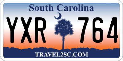 SC license plate YXR764