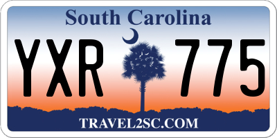 SC license plate YXR775