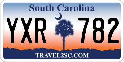 SC license plate YXR782
