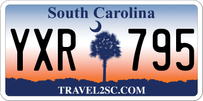 SC license plate YXR795