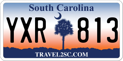 SC license plate YXR813