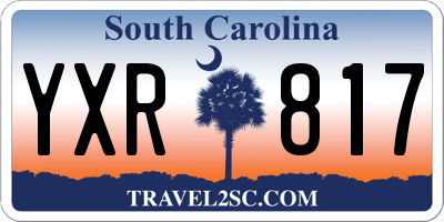 SC license plate YXR817