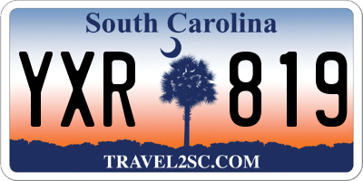 SC license plate YXR819