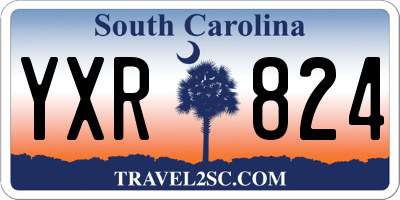 SC license plate YXR824
