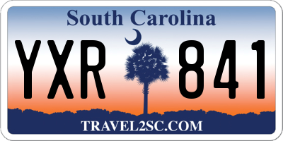 SC license plate YXR841