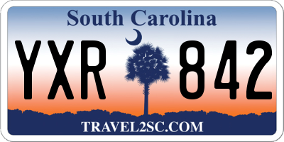 SC license plate YXR842