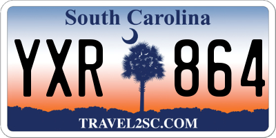 SC license plate YXR864