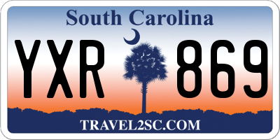 SC license plate YXR869