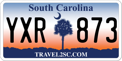 SC license plate YXR873