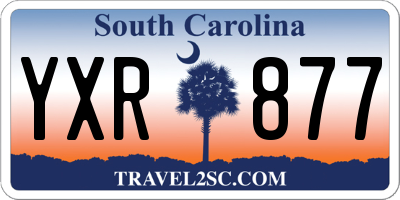 SC license plate YXR877